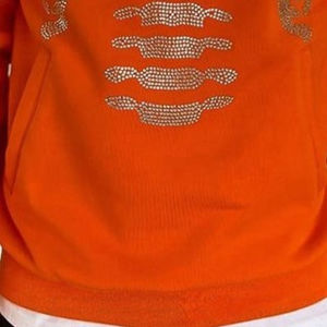 เสื้อฮู้ดลำลองประดับเพชรเทียมสำหรับผู้ชาย สไตล์ทันสมัยสำหรับฤดูหนาว ราคาโรงงาน สีสันปรับแต่งได้ สวมใส่สบาย ระบายอากาศดี ดีไซน์แบบสวมหัว - Product Image 4