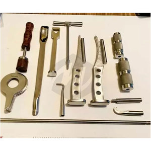 Ensemble de prothèses Austin Moore Kit d'instruments médicaux chirurgicaux orthopédiques de qualité supérieure procédures d'arthroplastie de remplacement de la hanche - Product Image 1