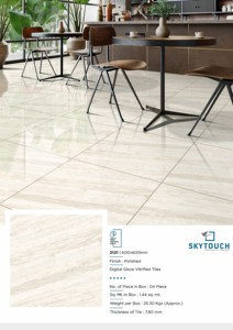 Offre Spéciale nouveau type de carreaux polis en porcelaine ivoire 600x600mm Carrelage de sol en porcelaine aspect marbre - Product Image 3