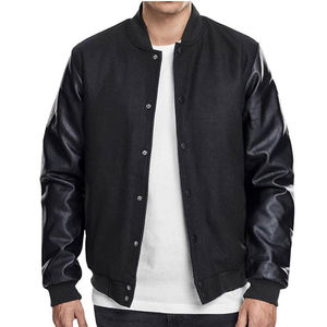 Veste universitaire pour homme, prix de gros, logo personnalisé, patchwork, durable, confortable, durable, imperméable - Product Image 1