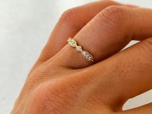 Boho เครื่องประดับ925เงินแท้สีขาวแหวนพลอยบุษราคัมเครื่องประดับเงินแฮนด์เมดเครื่องประดับสำหรับผู้หญิงของขวัญแต่งงานสำหรับผู้หญิง - Product Image 4