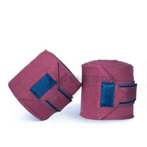 Envolturas de polo de caballo de lana transpirable, vendaje elástico fuerte para entrenamiento, ejercicio y prevención de lesiones, envolturas/vendajes de polo de caballo - Product Image 1