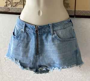 Vintage S Taille Denim Shorts Jeanagers Autre Artisanat Jeans Pantalon Court - Product Image 3