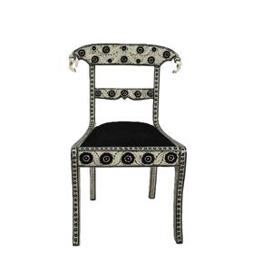 Chaise de salle à manger de bonne qualité, design unique, incrustation de nacre, style moderne avec options de taille personnalisée, options d'incrustation haut de gamme - Product Image 3