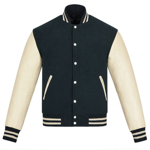 2026 New Design Cotton And Polyester Crew Neck Collar Breathable Long Sleeves Varsity Jackets CollegeBaseballjacket for men - Product Image 6