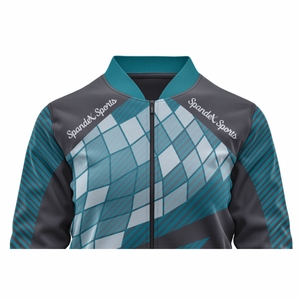 เสื้อแจ็คเก็ตวาร์ซิตี้ผู้ชายผ้าไหมหนานุ่มคุณภาพสูง คอตั้ง ซิปปิด กันลม เป็นมิตรกับสิ่งแวดล้อม พรีเมียม สวมใส่สบายในฤดูหนาว - Product Image 4