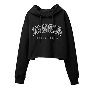 เสื้อกันหนาวแขนยาวคอตตอนสำหรับผู้หญิงเสื้อครอปเสื้อครอปเสื้อครอปเสื้อสเวตเตอร์คอตตอนสำหรับใส่ไปยิมเสื้อครอปโลโก้ออกแบบได้ตามต้องการ - Product Image 6