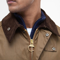 Chaqueta de Trabajo para Hombre con Capucha, de Lona Encerada 100% Nailon, Estilo Urbano, con Logotipo Personalizado en la Parte Delantera, Ecológica, Impermeable y Resistente al Viento