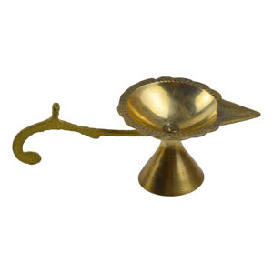 สีทองJoti DiyaทองเหลืองวัสดุออกแบบสําหรับเทศกาลDiwaliตกแต่งAkhand Joti Diyaตกแต่งบ้านPoojaรายการ - Product Image 6