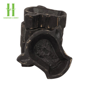 Tazón de masa de madera de alta calidad de diseño único para decoración del hogar vintage y para regalos de decoraciones navideñas OEM hecho en Vietnam - Product Image 4