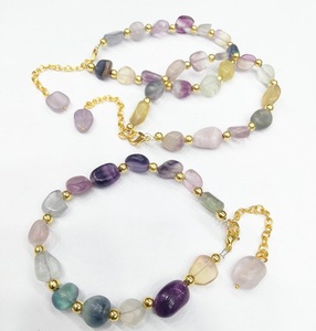 Cheville en pierre de jaspe naturelle de qualité supérieure, pierre roulée, faite à la main, perles polies, bijoux pour la mode et les accessoires de guérison - Product Image 2