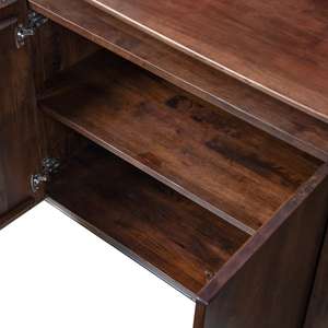 Mueble de Madera de Teca Moderno con 4 Puertas, Fabricante Personalizado, Mueble de Madera Estilo Aparador para Exportación al por Mayor, OEM ODM - Product Image 4