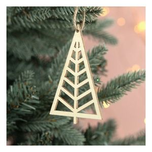 ลูกบอลคริสต์มาสไม้คุณภาพพรีเมียมจาก Moon Art India ขนาดปรับแต่งได้ ของตกแต่งต้นคริสต์มาส ของประดับตกแต่งเทศกาล ยูตะร์ปราดีป์ - Product Image 1