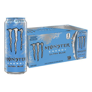 Bouteille de boisson énergisante Monster Ultra Blue/Bulk/Box/Bag Packed Carbonate Infused Flavor and Energy Boost for Adventure Fuel - Product Image 5