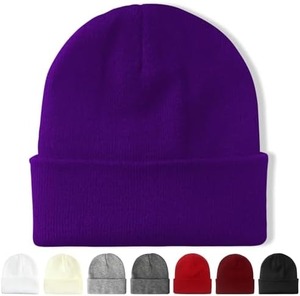 Unisex Custom Designed Soft Acrylic Winter Hat <b>100</b>% Wool Knitted Beanie with Jacquard Logo for Beach OEM Branding - Product Image 2