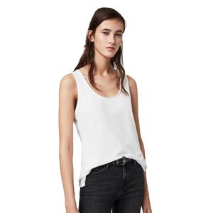 Camiseta sin mangas de algodón suave de alta calidad para mujer, cómoda, relajada, para correr, ejercicio, camiseta sin mangas, Croptop - Product Image 4