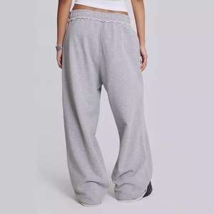 Venta al por mayor ácido lavado pantalones de chándal de los hombres de alta calidad pantalones de chándal con bolsillos logotipo personalizado pantalones de chándal para los hombres - Product Image 6