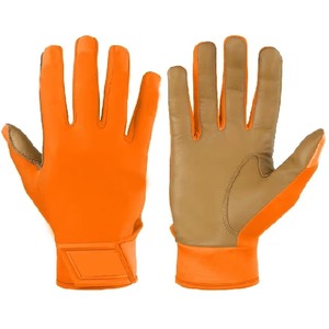 Customized Leather Baseball <b>Batting</b> Gloves Anti-slip Durable Professional Adult Use Men Women Softball Custom Made Buckle - Product Image 1