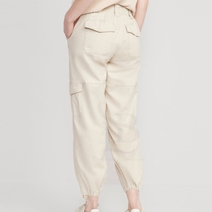 Pantalones Cargo holgados para mujer, cintura alta, estilo informal con múltiples bolsillos, ajuste Regular con servicio OEM para invierno, precio al por mayor personalizado - Product Image 5