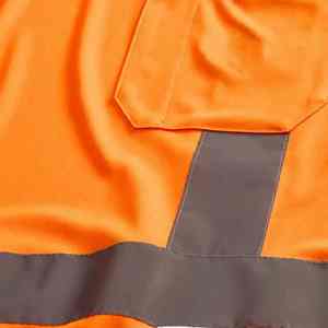 Camisa de Seguridad de Manga Larga Reflectante de Alta Visibilidad, Diseño Nuevo 2025, Resistente al Viento, Color y Talla Personalizables, Poliéster - Product Image 3