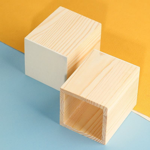 กล่องเก็บของแข็งแกะสลักที่ใส่ปากกาไม้วอลนัทไม้ที่สร้างสรรค์ขายส่งงานฝีมือรูปพระจันทร์เสี้ยว - Product Image 6