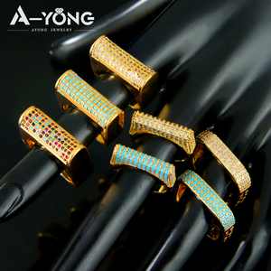 Jewelry <strong>Arabic</strong> Hiphop Finger Non Tarnish Chunky <strong>Rings</strong> Zirconia <strong>Ring</strong> Women - Product Image 2