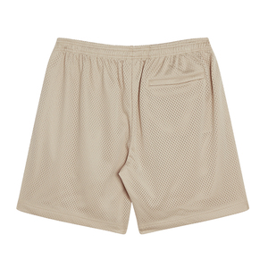 Vente en gros de shorts en maille vierge de haute qualité shorts de gym en polyester personnalisés pour femmes entrejambe de 5 pouces avec poches zippées personnalisés - Product Image 2