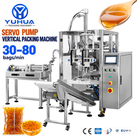 Machine d'emballage alimentaire entièrement automatique YH pour le ketchup, la pulpe de fruits et la confiture avec options de sachet/emballage sous film
