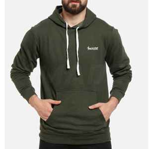 Sudaderas con Capucha Personalizadas de Estilo Urbano para Hombre, de Poliéster/Algodón, de Secado Rápido, Transpirables, Lisas, para Pedidos al por Mayor en Línea - Product Image 1