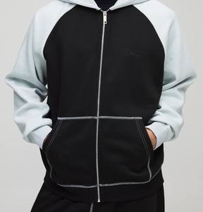 Vêtements de haute qualité personnalisé ensemble de sweat à capuche surdimensionné pour hommes ensemble de pantalons de survêtement à jambes larges en coton lourd unisexe - Product Image 5