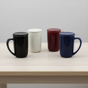 Mug en porcelaine résistant à la chaleur et durable avec couvercle pour boissons chaudes/froides, vente chaude 3459977-1 - Product Image 6