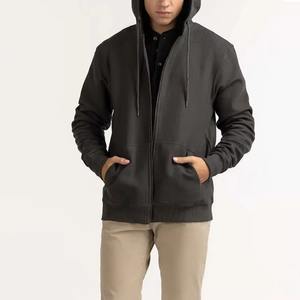 OEM ODM Prix bas Vente en gros Sweat à capuche zippé pour homme Qualité supérieure Fabrication de sweats à capuche zippés décontractés pour homme pour l'extérieur - Product Image 1