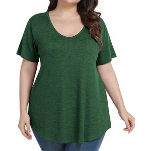 2024 T-shirts grande taille pour femmes à la mode pour adultes Fournisseur de t-shirts de marque de bonne qualité de l'usine du Bangladesh - Product Image 4