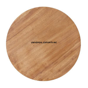 Planche à découper ronde en bois Excellente qualité Bloc à découper fait à la main Classique Élégant Nouveau plateau à fromage en bois - Product Image 1