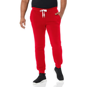 Pantalon taille haute pour hommes Pantalon de survêtement doux Poches à cordon Jogger Pantalon pour hommes Gym Yoga King Léger Polaire Coton - Product Image 1