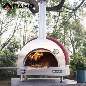 FIAMO <span class=keywords><strong>MAXI</strong></span> Profesional <span class=keywords><strong>Pizza</strong></span> grande que hace Gas Clay Horno Cocina al aire libre Horno de encimera Fábrica independiente al aire libre - Product Image 2