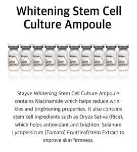 Kit de ampolla de cultivo de células madre blanqueadoras a precio auténtico de la mejor calidad para reducir las arrugas y aclarar la piel Juego de 12 ampollas - Product Image 3
