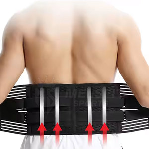 สายรัดเอวไนลอน/โพลีเอสเตอร์น้ำหนักเบาระบายอากาศได้ดีด้านหลังสำหรับออกกำลังกายในยิม - Product Image 3