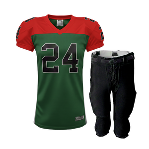 Maillot de football américain personnalisé pour femmes adultes, uniforme de match, jersey, 200GSM polyester, vêtements de sport - Product Image 3