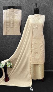 SIE Presenting Up Coming <b>Festive</b>&Party Special Pure Silk Fabric Bright Color Three Piece Salwar Kameez With Dupatta Set For Sale - Product Image 6