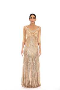 Vestido de fiesta de cóctel de talla grande hasta el suelo con corte modesto, tela de organza, patrón de cintura Natural, vestido de noche de graduación - Product Image 6