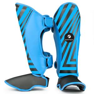 ราคาขายส่ง สนับแข้งมวยไทยแบบกำหนดเอง อุปกรณ์ป้องกันขาสำหรับคิกบ็อกซิ่ง สนับแข้งฝึกซ้อมมวยแบบมืออาชีพ Twins MMA - Product Image 6