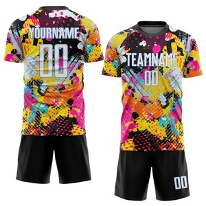 100% Original barato fútbol Jersey uniforme conjuntos de uniformes de fútbol 100% logotipo personalizado con camisetas impresas para uniformes de fútbol - Product Image 1