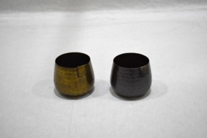 Stainless Steel Hammered Design Round Candle <b>Jar</b> Custom Christmas Occasion Discounted Price - Product Image 3