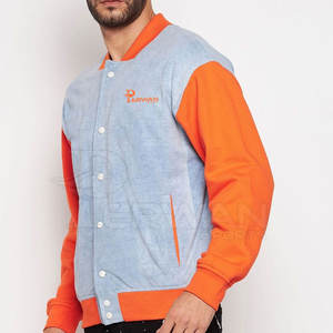 Chaqueta con cuello levantado para hombre de alta calidad hecha a medida Patrón de letras con estilo cómodo para la temporada de invierno - Product Image 2