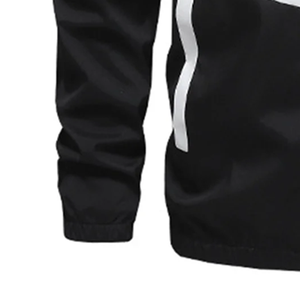 Ensemble de survêtement à capuche pour homme, color block, manches longues, fermeture éclair, pantalon de jogging sportif, respirant, léger, pour le printemps - Product Image 6