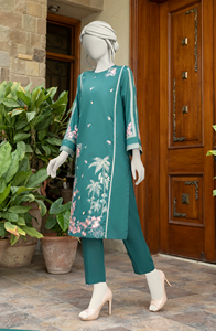 Pakistani & Indian Boutique Sequined Embroidered Handmade Knee-Length A-Line Party <b>Wedding</b> Wear <b>Dress</b> Latest Collection - Product Image 3