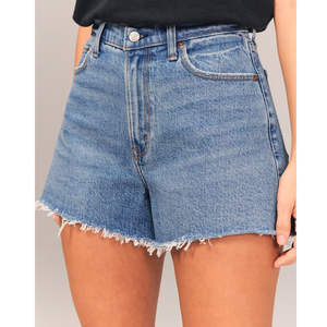 Cheap Price Women Fashion <b>Shorts</b> <b>Jeans</b> Pants Sexy Blue Color Cotton Women Denim <b>Jean</b> Cutoff <b>Shorts</b> OEM - Product Image 1