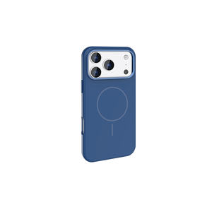 Coque Netzy Bleu Marine pour iPhone 17 Pro Max avec Chargement Magnétique M-Safe, Cadre Métallique pour Appareil Photo, Housse en Silicone SAFA Edi, PC Élégant 14 - Product Image 4