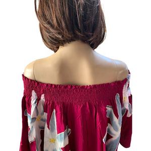 Vestido tejido de rayón 100% con hombros descubiertos pintado a mano, ropa deportiva, traje de baño de una pieza para Fitness, conjunto de Bikini de verano - Product Image 3